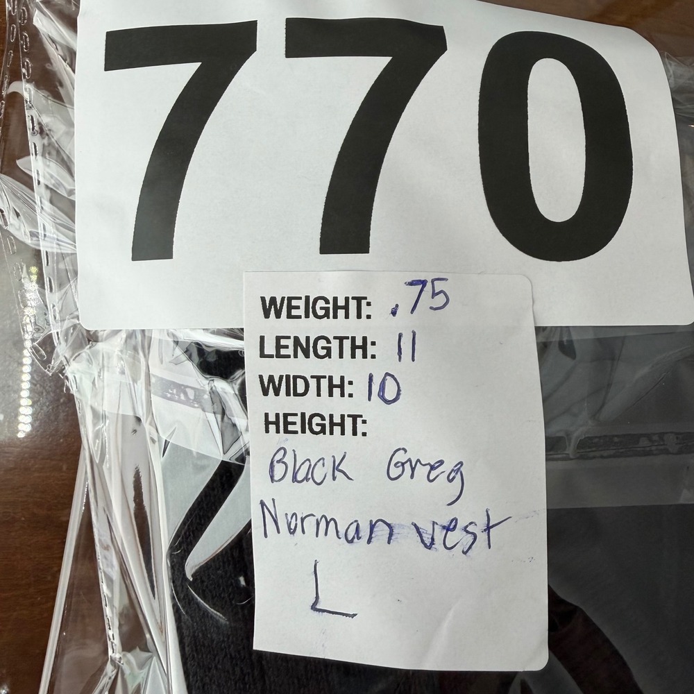 Greg Norman Mens V Neck Ribbed Knit Sweater‎ Vest Black Size L Golf Casual Black - Picture 10 of 10